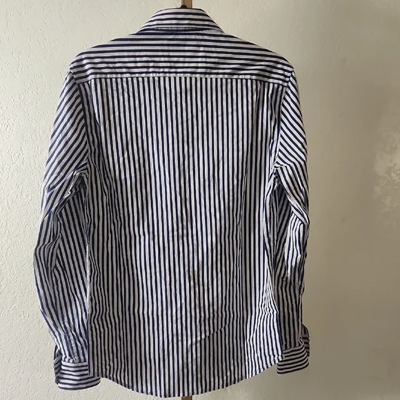 Denim & Flower Navy and White Striped Shirt - Picture 5 of 5